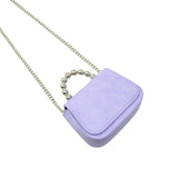 Tiny Metal Pearl Handle Handbag