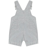 Light Blue Striped Baby Overalls