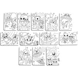 Undercover Art Hidden Pattern Coloring Activity Art Cards - Monster Aliens