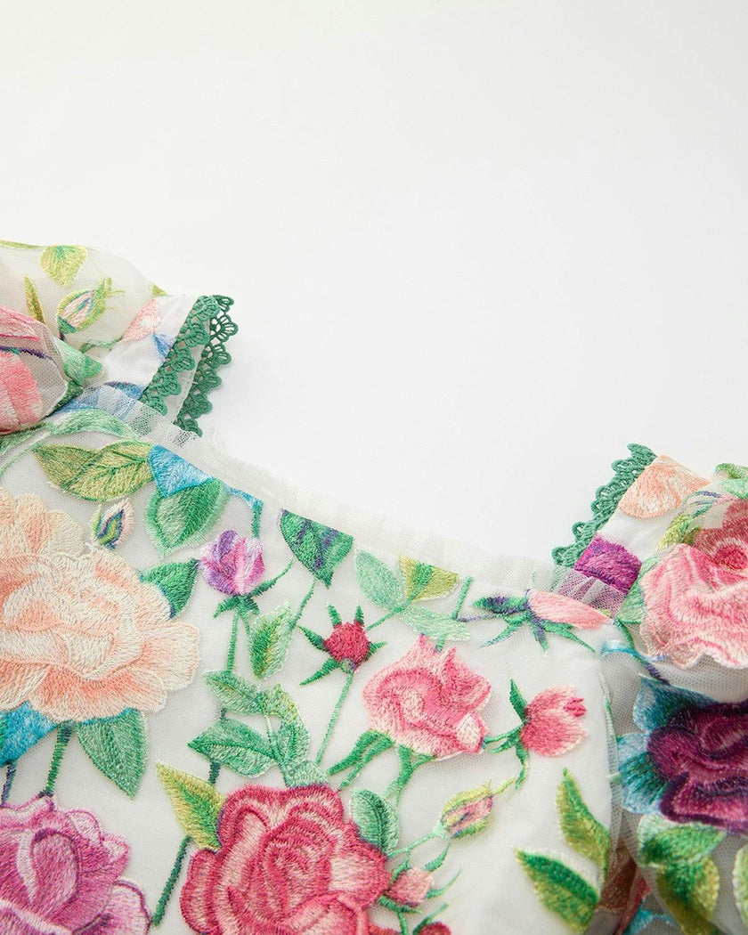 Rachelle Embroidered Top