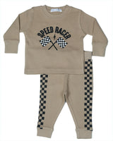 Baby Speed Racer Thermal Set - Stone