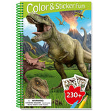 Color & Sticker Fun: Dinosaurs