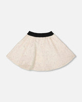 Glittering French Terry Skirt