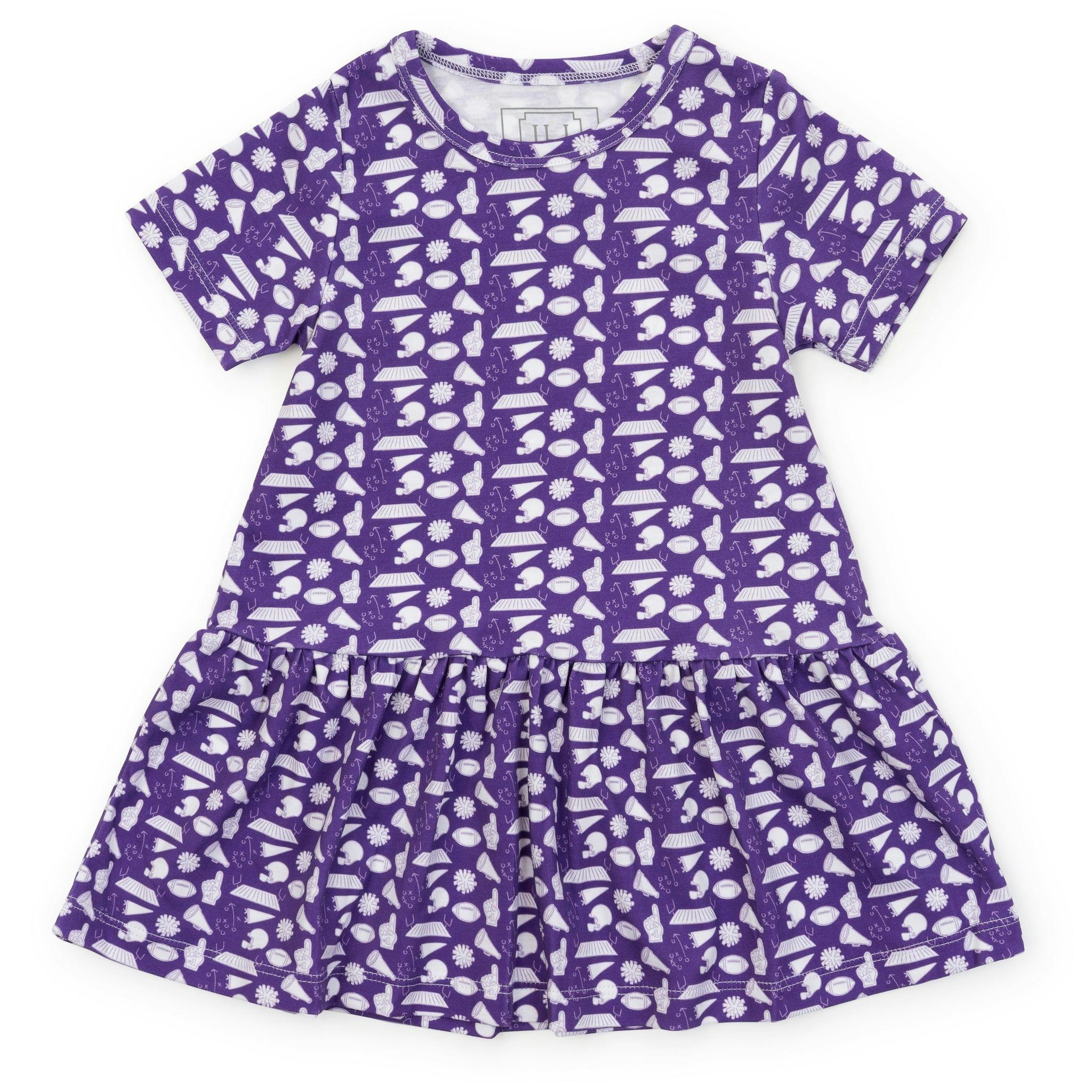 Lottie Girls' Dress - Pep Rally Purple