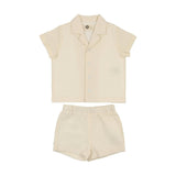 Textured Printed Boys 2Pc Set