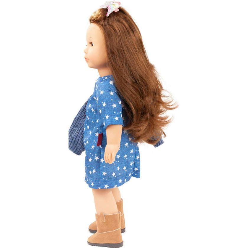 Precious Day Girl Elisabeth My Star 18" Posable Standing Doll with Brown Hair and Brown Sleepy Eyes