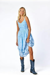 June Midi Dress Blue