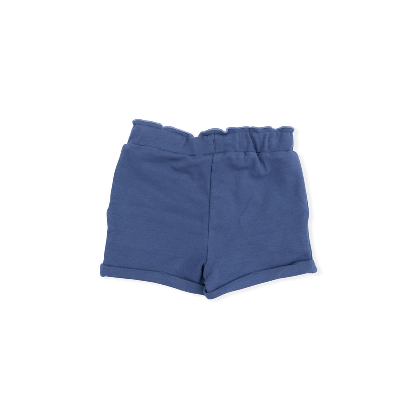 Bubbly Sailboat - Ruffle Sweatshirt & Paperbag Short