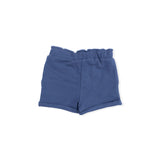 Solid Oceana - Paperbag Shorts
