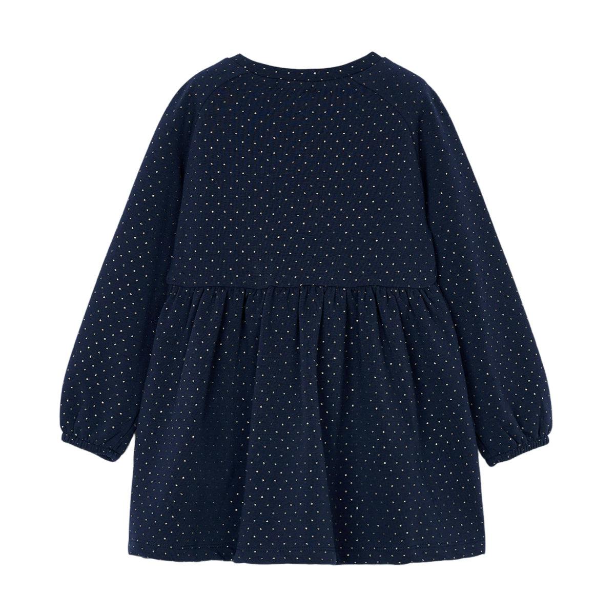 Girl Fleece Dress with Handbag
