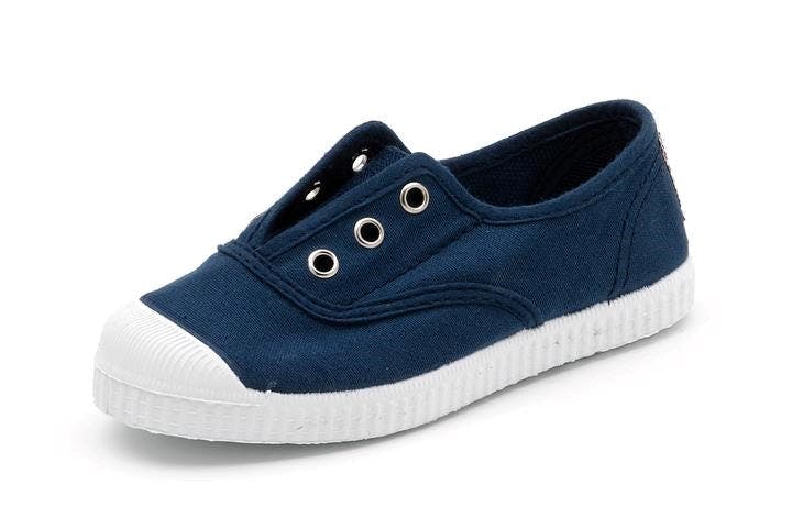 Cienta 70997.48 Navy Canvas Laceless Sneaker