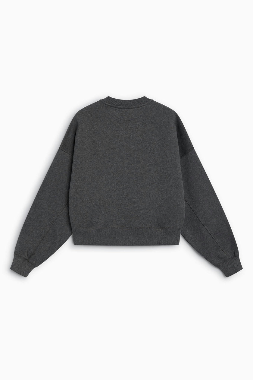 TNS Logo Woman Sweatshirt Dark Grey