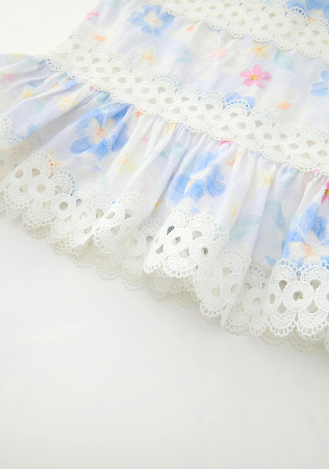 Deanna Embroidery Mini Dress