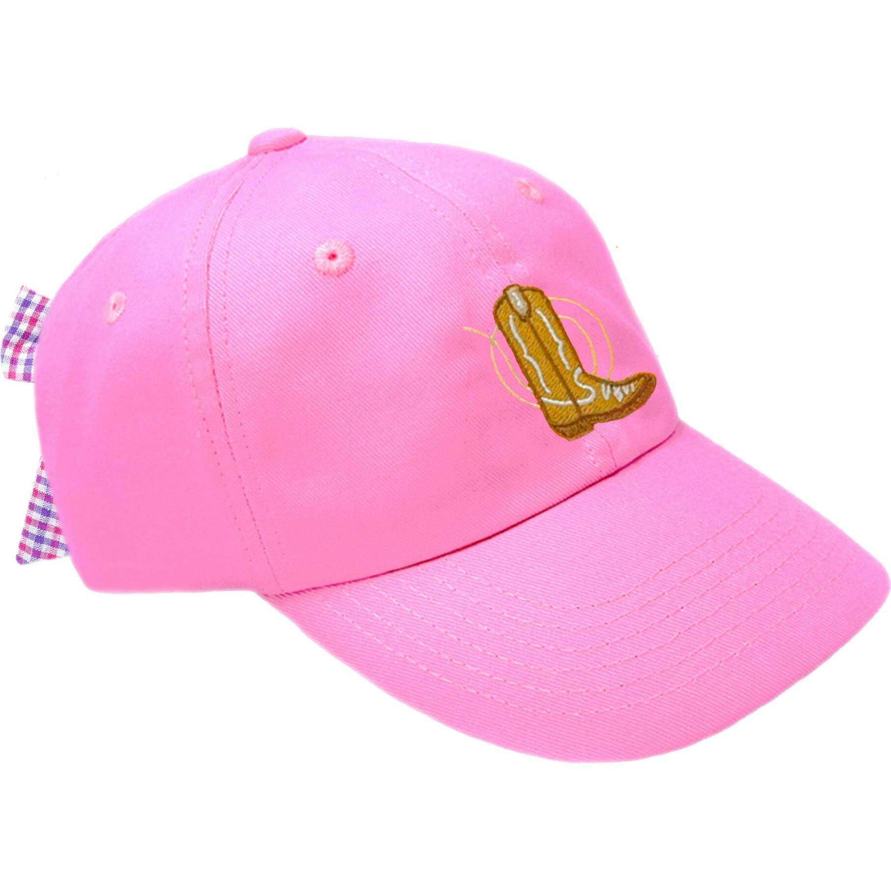 Cowboy Boot Bow Baseball Hat