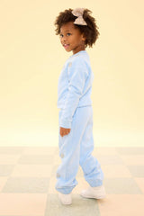 Mini Casey Jogger Sweatpants in Light Blue