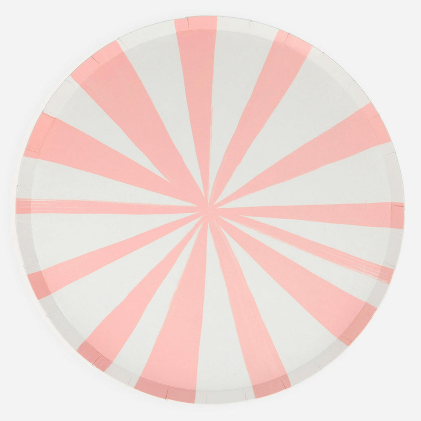 Mixed Stripe Dinner Plates