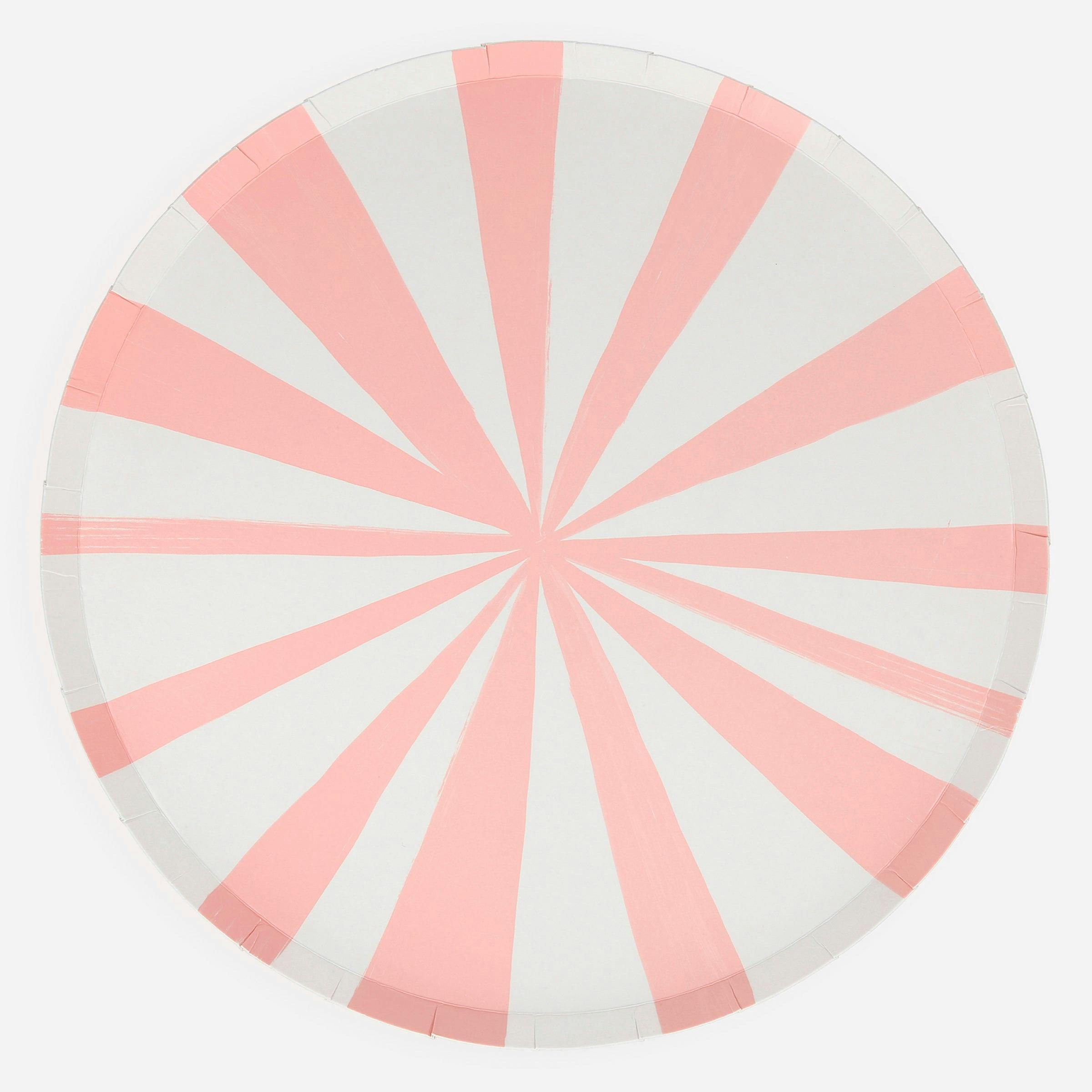 Mixed Stripe Dinner Plates