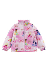 Blake Hooded Reversible Lightweight Down Puffer Jacket, Princess Dream