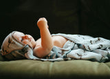 Coastal Crab Hooded Swaddle Blanket