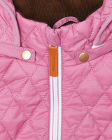 Women's Rose Pink Quilted Puffer Jacket
