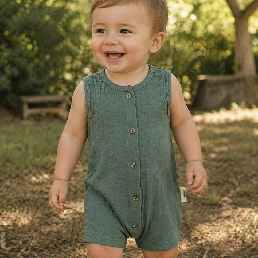 Cotton Gauze Romper