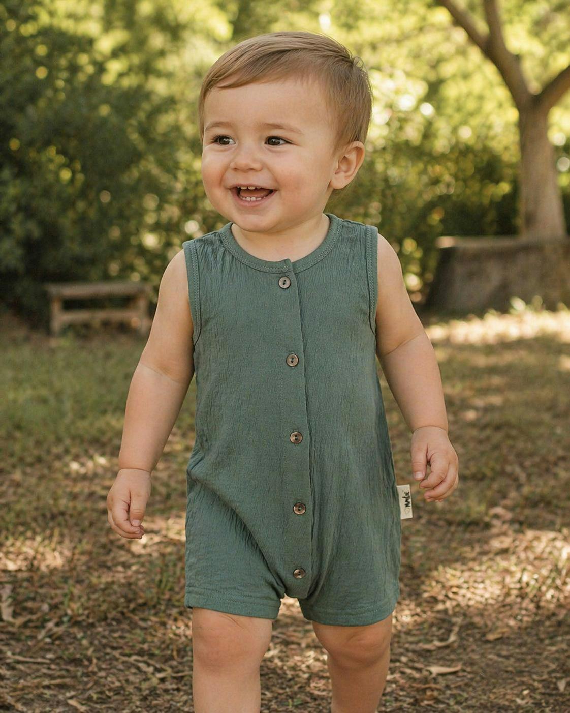 Cotton Gauze Romper