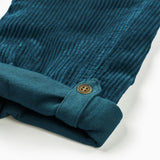 Evergreen Chunky Cord Overalls