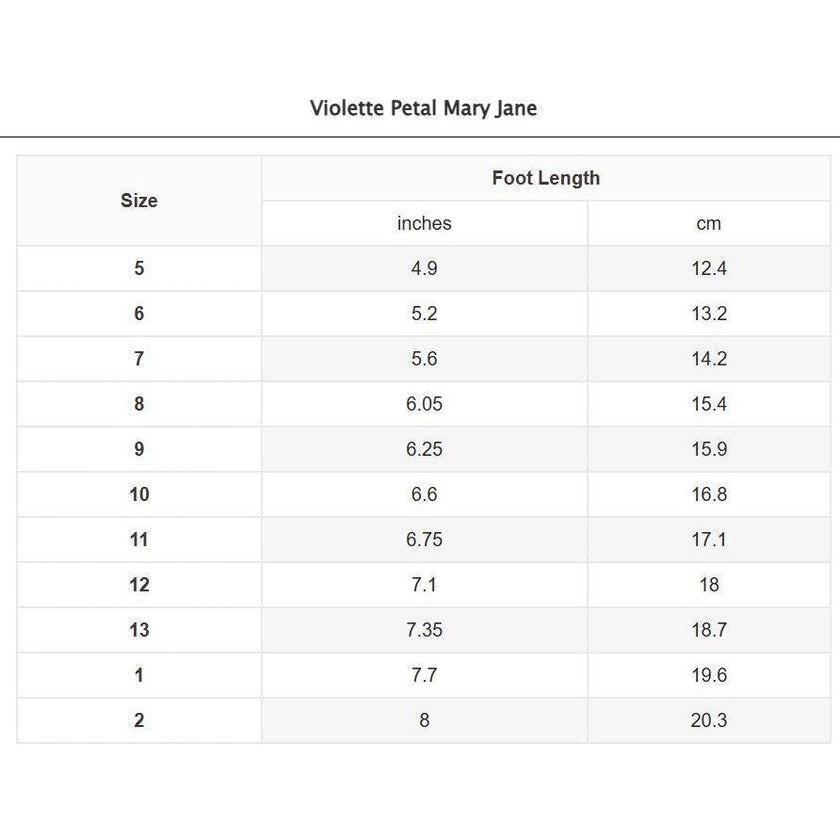 Violette Petal Mary Jane