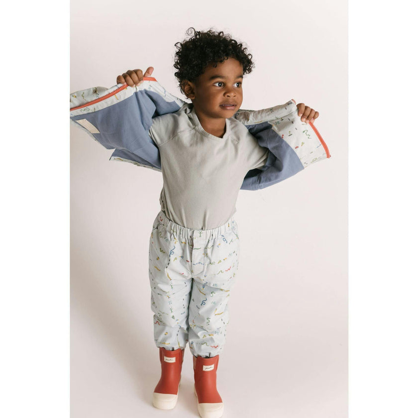 Park Jacket - Crawling Critters Blue, Multi