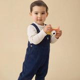 Navy Corduroy Overalls