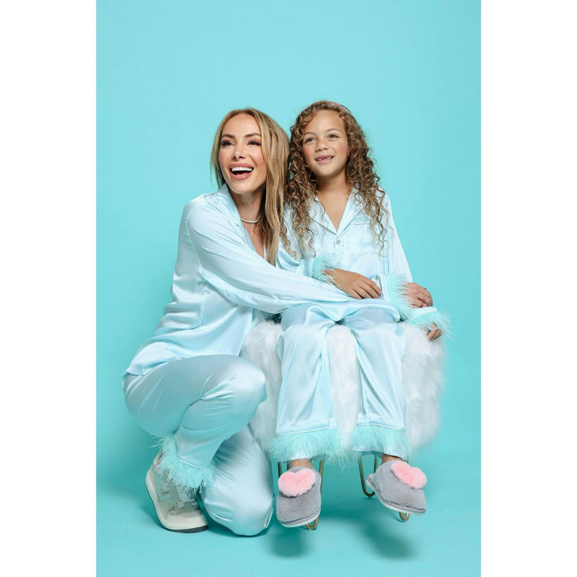 Women's Sky Feather Silky Set