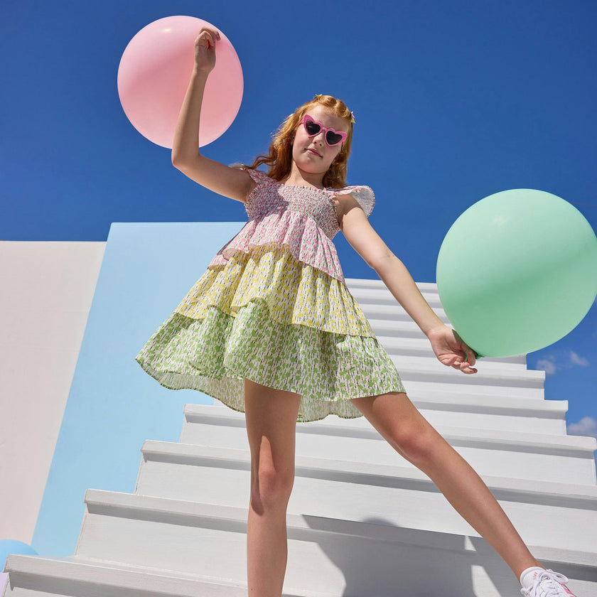 LeeLee Dress - Darien Daisies