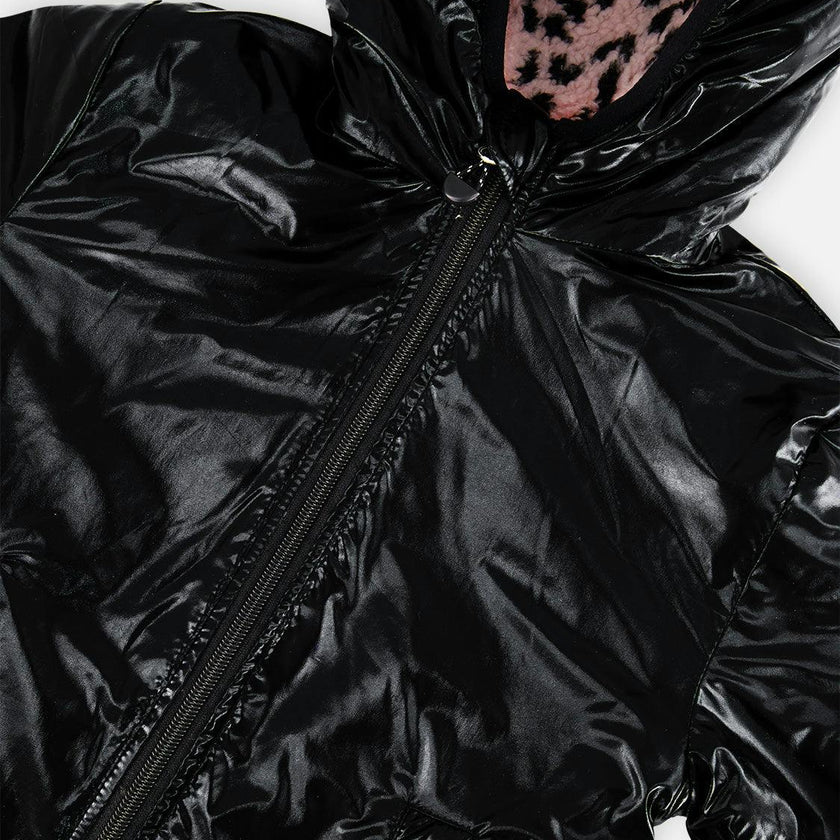Reversible Mid-Season Jacket Pink And Black