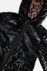 Reversible Mid-Season Jacket Pink And Black