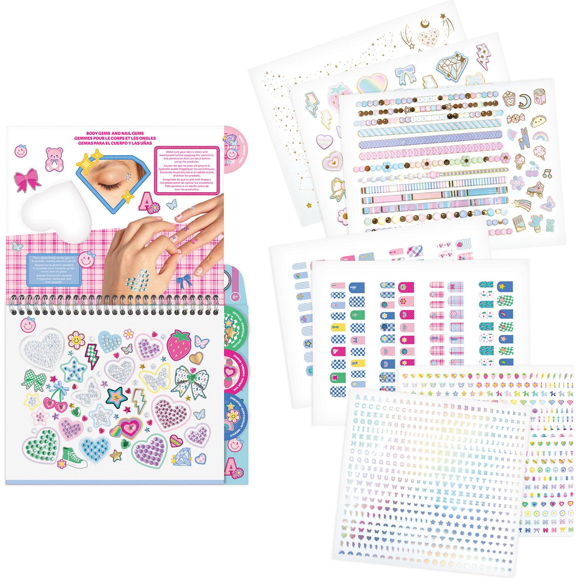 Bejeweled Cosmetic Activity Book