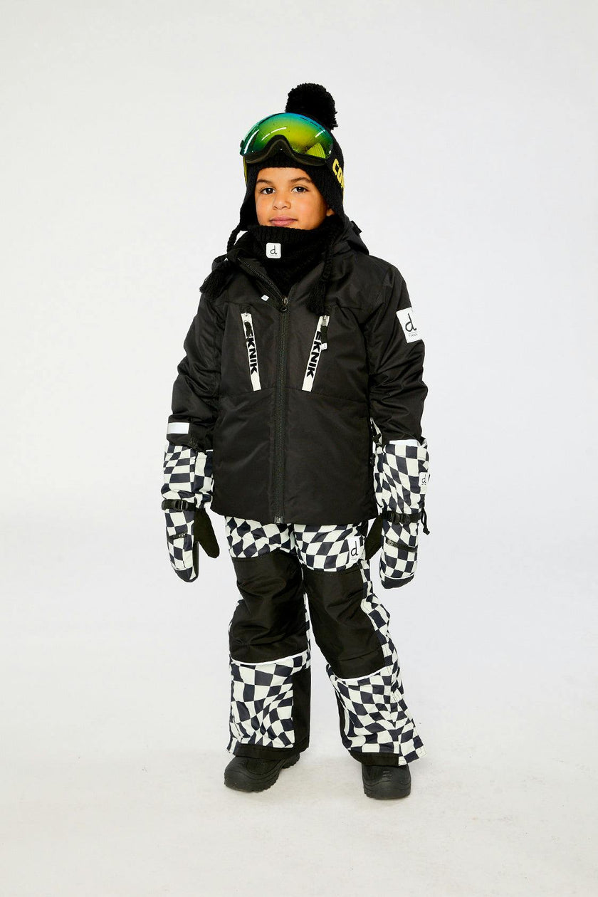Two Piece Teknik Snowsuit Black And White