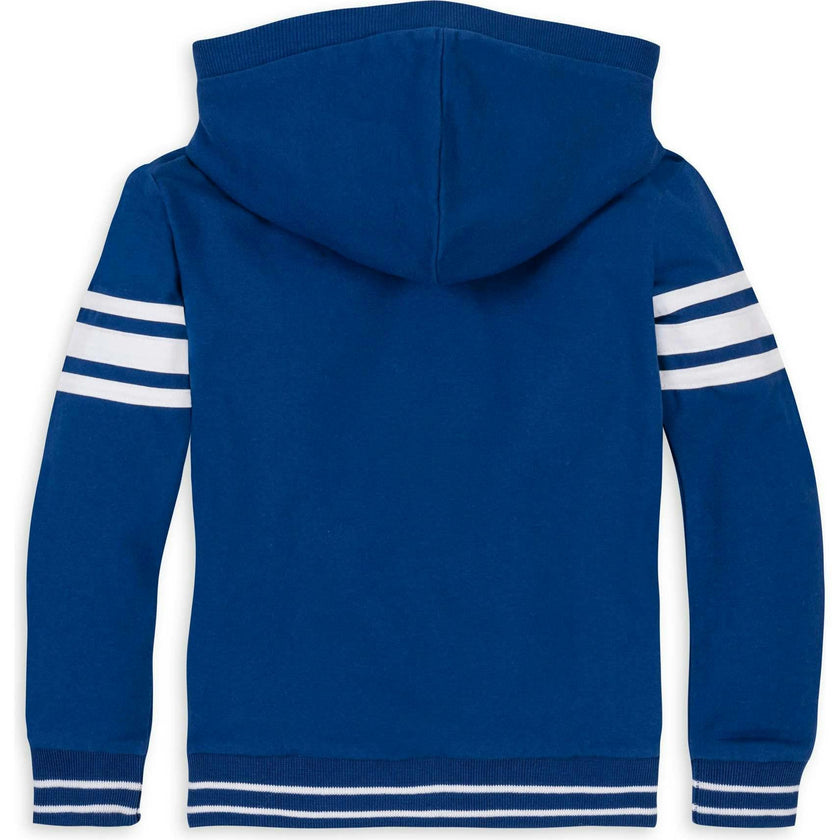 Organic French Terry Kanga Hoodie, Blue
