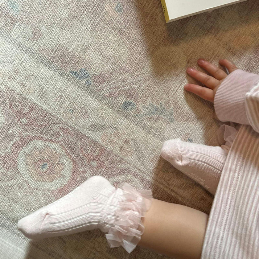 Cats Rule Pink 3pk Infant Hosiery