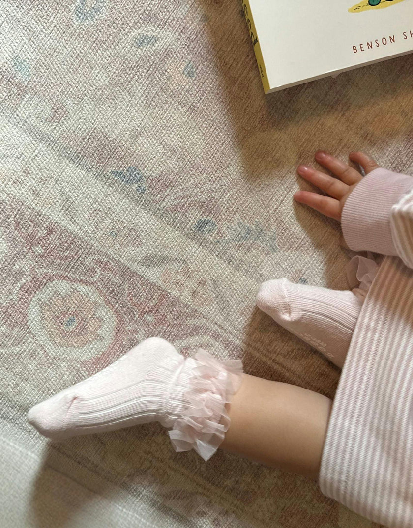 Cats Rule Pink 3pk Infant Hosiery