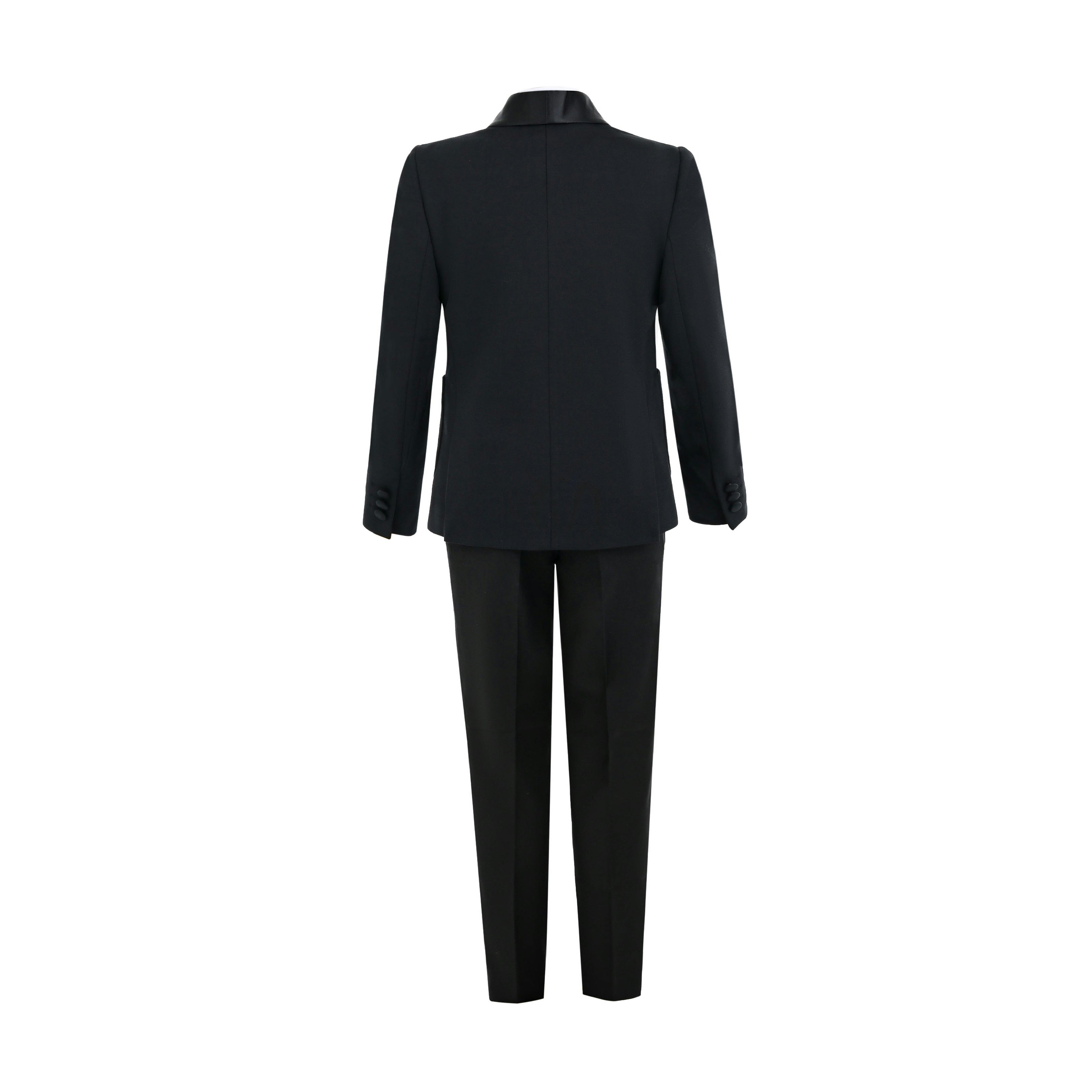 Navy Mason Single‑Button Blazer Suit Set