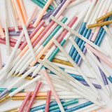Multicolor Dipped Glitter Candles
