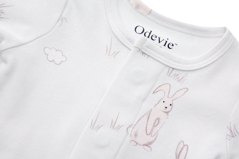 Organic Cotton Magnetic Footie Pajama - Petits Rêveurs