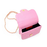 Tiny Quilted Ballet Charm Handbag