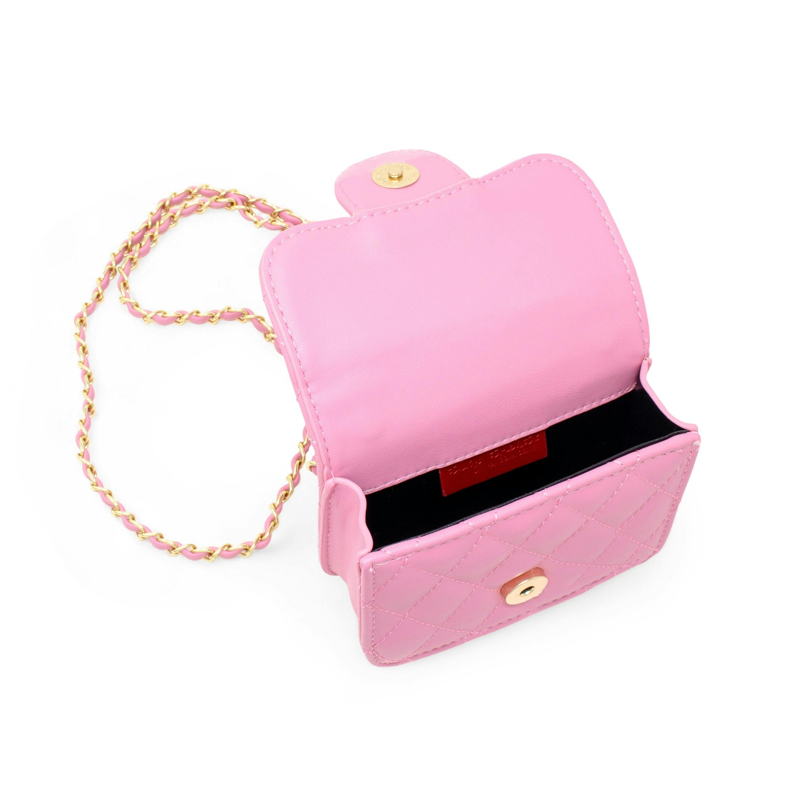 Tiny Quilted Ballet Charm Handbag