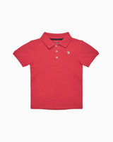Harry Piqué Polo in Red