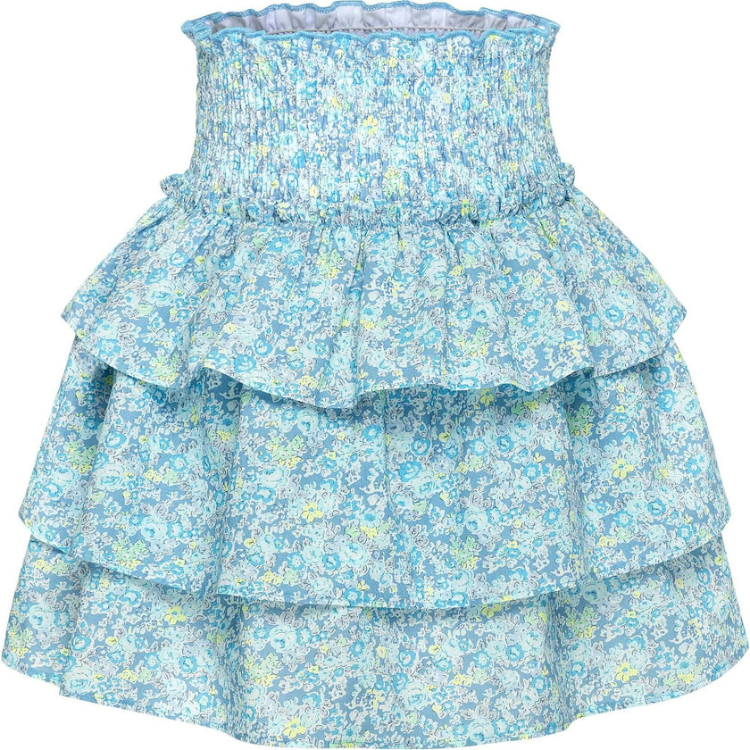 Sally Skirt Aqua Floral