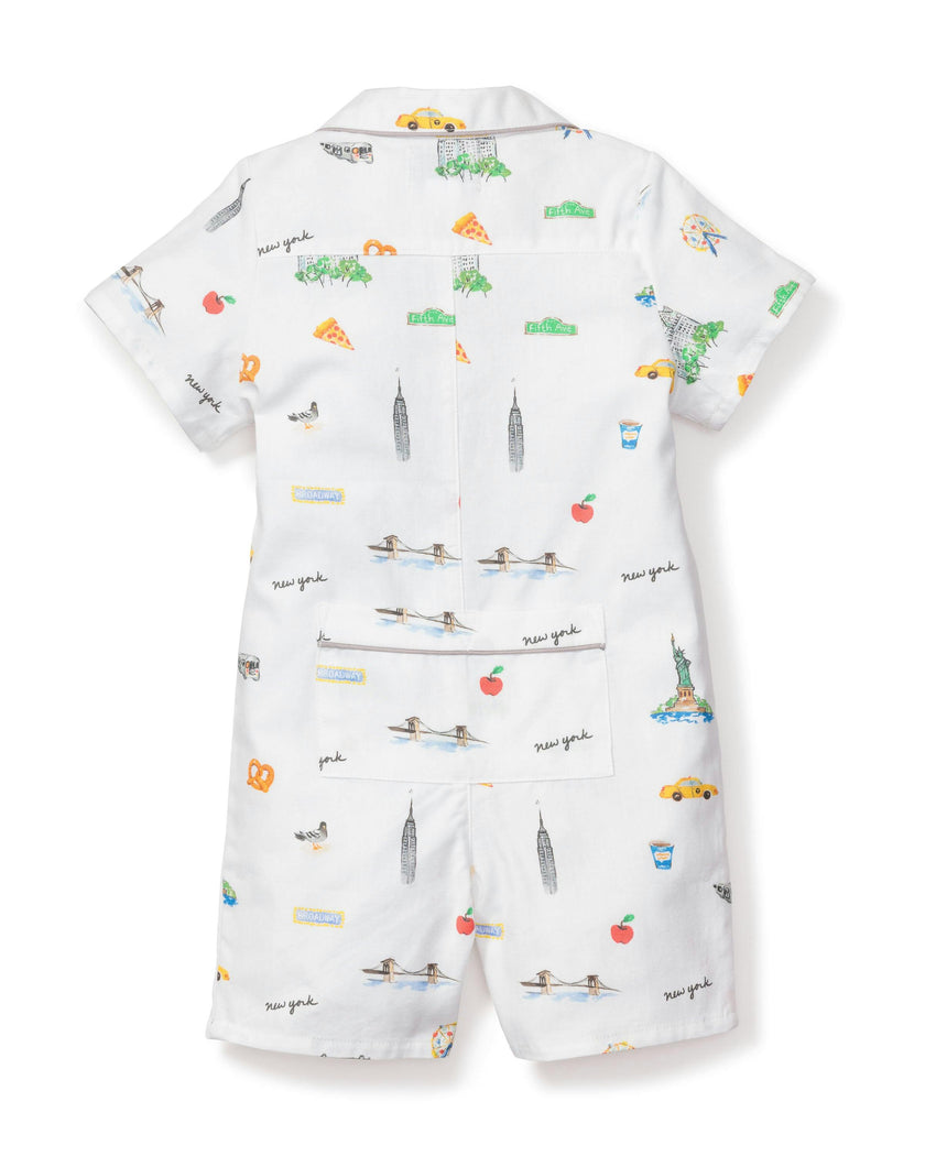 Baby's Twill Summer Romper in New York! New York!