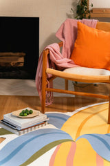 Yellow Irregular Banana Rug by Maayan Alper-Swan
