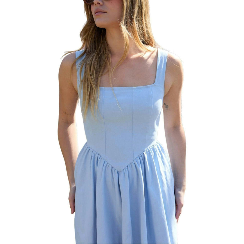 Hayley Corset Inspired Midi Dress