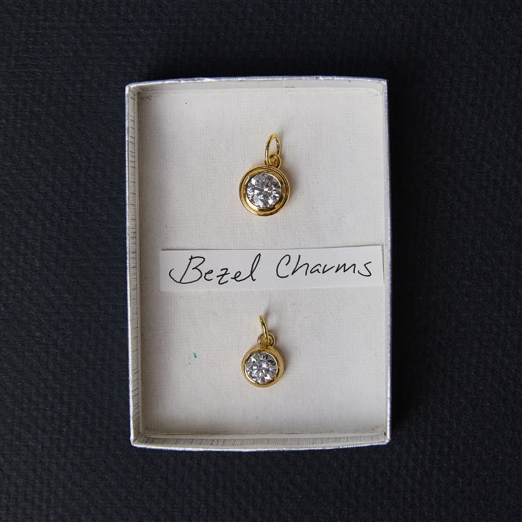 Large Bezel Charm